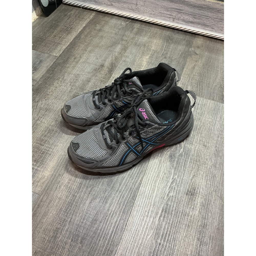 Asics Gel Venture 6 Womens Running Shoes Gray Blue T7G6Q Size 8.5